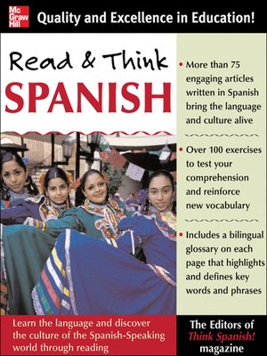 cover image of Read And Think Spanish (Book)